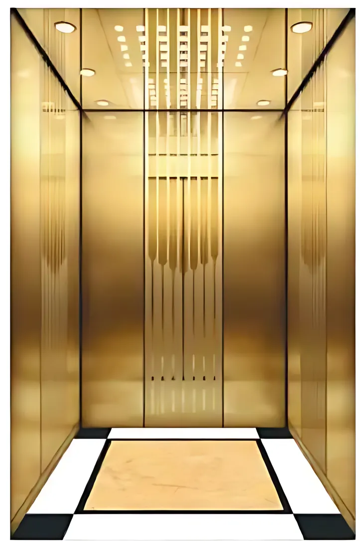 AS-P15 · Cabin inox vàng cao cấp
