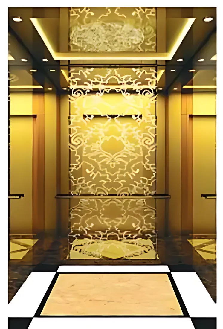 AS-P19 · Cabin inox vàng cao cấp