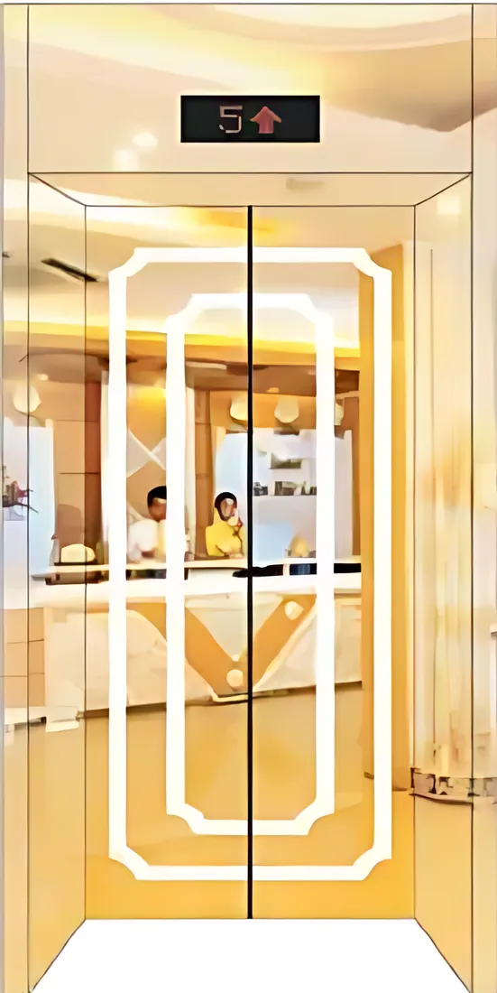 AS-HV08 · Cửa tầng hoa văn – phối cảnh sảnh