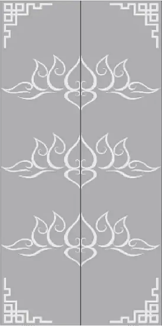 AS-HV51 · Hoa văn khắc trên inox