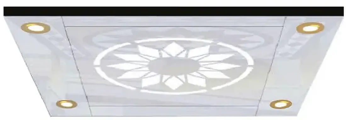 AS-T24 · Trần cabin inox, đèn LED